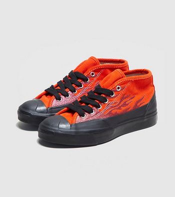 Botasky Converse x A$Ap Nast Jack Purcell Mid x A$Ap Nast Jack Purcell Mid - Damske Topanky Oranžové